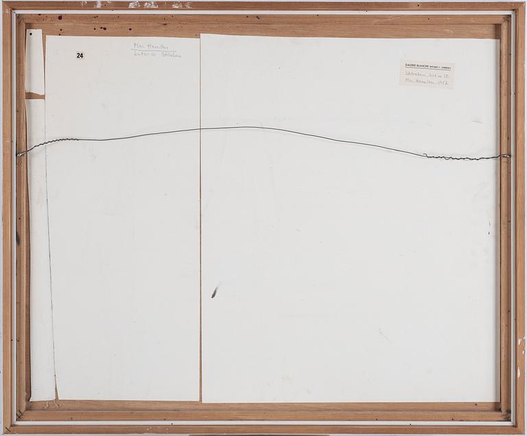 MAC HAMILTON, oil on paper laid down on panel, signed Mac Hamilton. Executed in 1987.