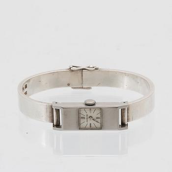 Wiwen Nilsson, armband silver med klocka Juvenia, Lund 1966.