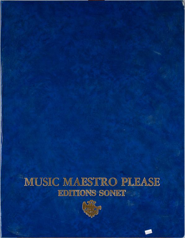 "MUSIC MAESTRO PLEASE", 10+1, samtl sign o numr HC X/XXV o XXI/XXXX, 1976 o 1986.