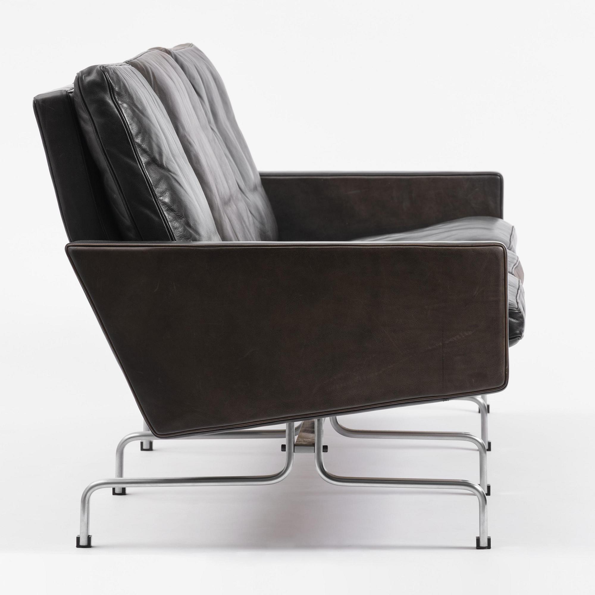 Poul Kjaerholm, a model PK31 sofa, Fritz Hansen, Denmark 2007.