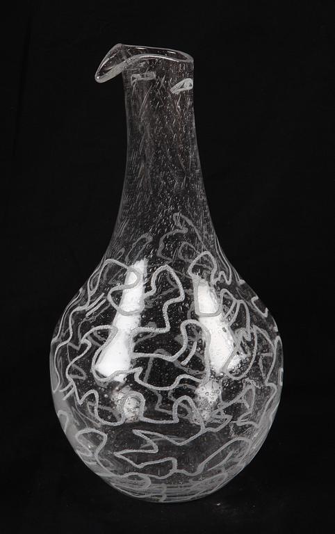 KARAFF, glas, Ulrica Hydman-Vallien, Kosta Boda.