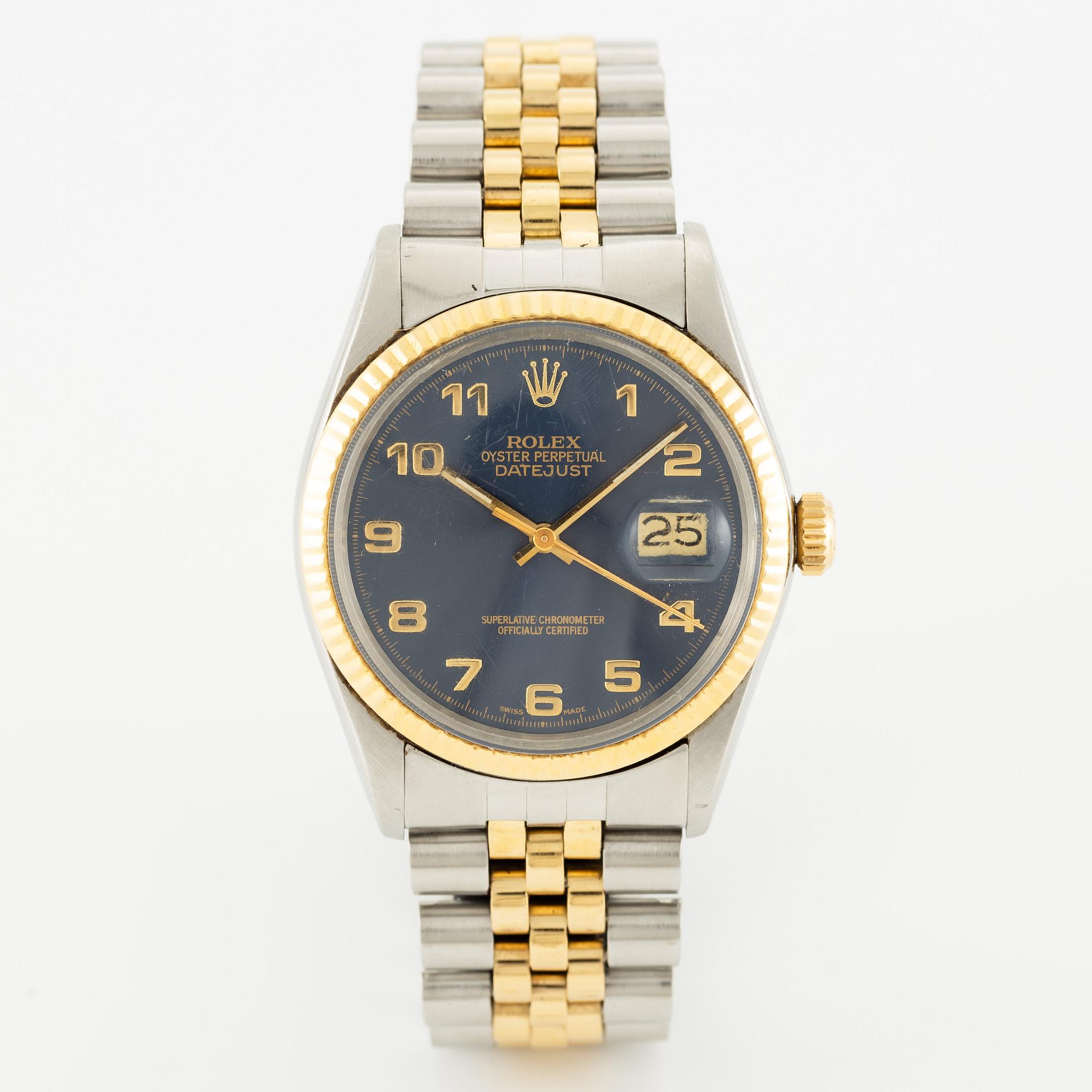 Rolex, Oyster Perpetual, Datejust, wristwatch, 36 mm.