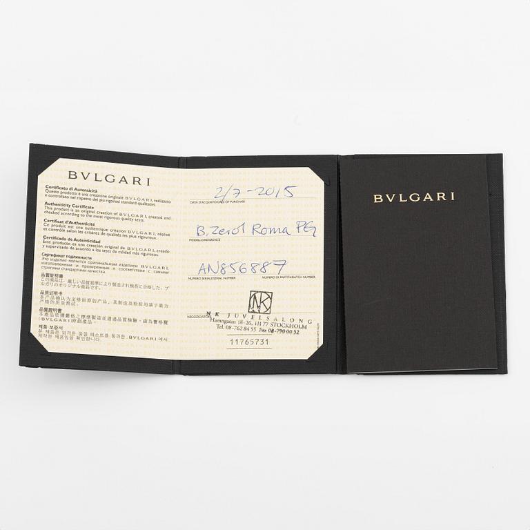 Bulgari, ring, B.zero1, 18K roséguld med keramik.