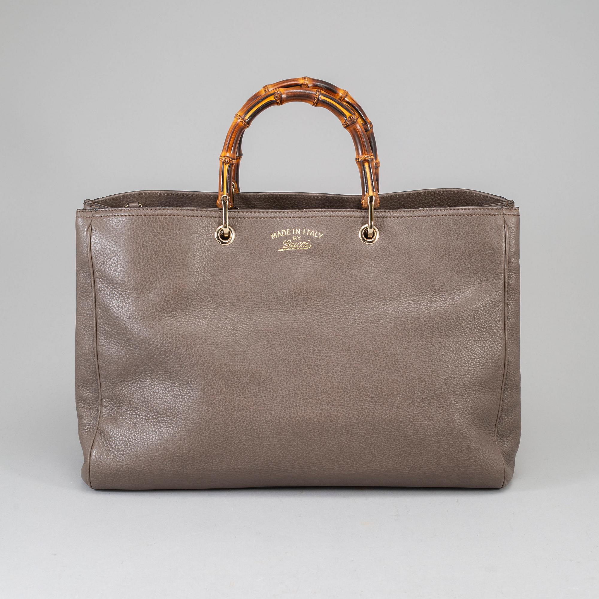GUCCI, 'Large Bamboo Leather Shopper'.