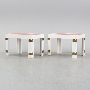 Bra Bohag AB, 'Konsul', a pair of tables, 1960s-1970s.