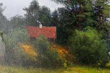 SEVERIN NILSON, oil on canvas, signed and dated 1909.