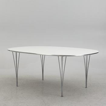 Bruno Mathsson & Piet Hein, a 'Superellipse' dining table, Fritz Hansen, Denmark.