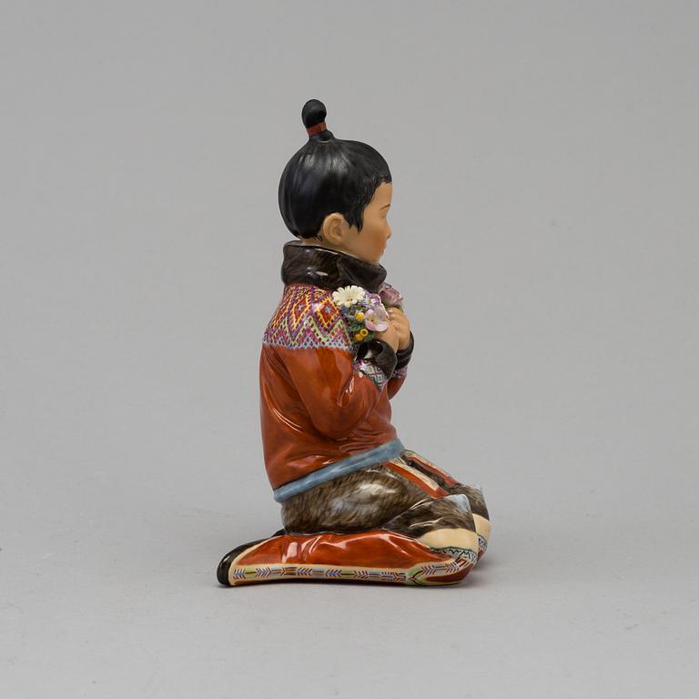 A Royal Copenhagen porcelain figure, 'Greenland', Denmark, 1940s.