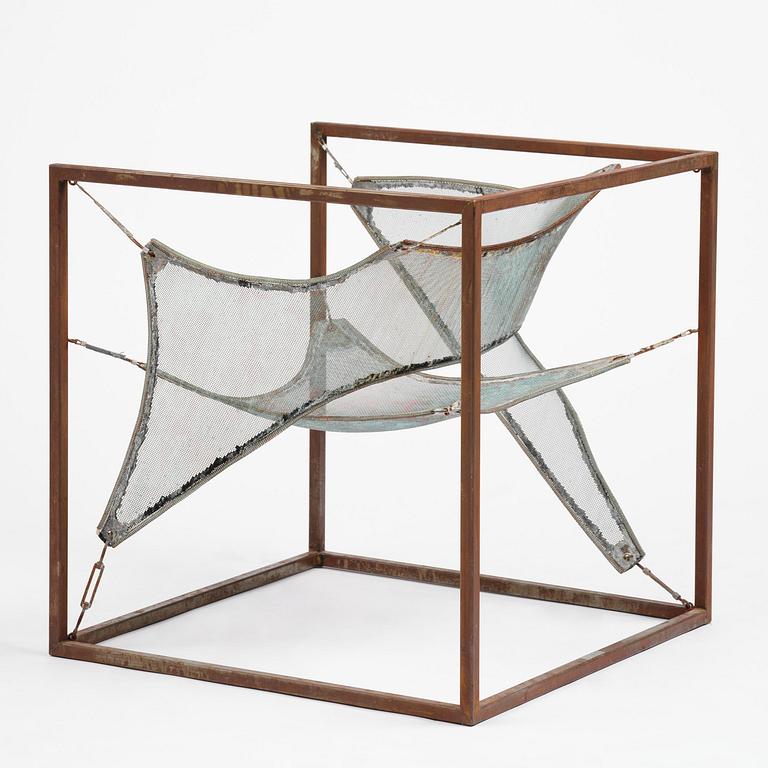 Sigurdur Gustafsson, a "Wind" easy chair/sculpture, ed. HC 4/5, Källemo, Värnamo, post 2003.