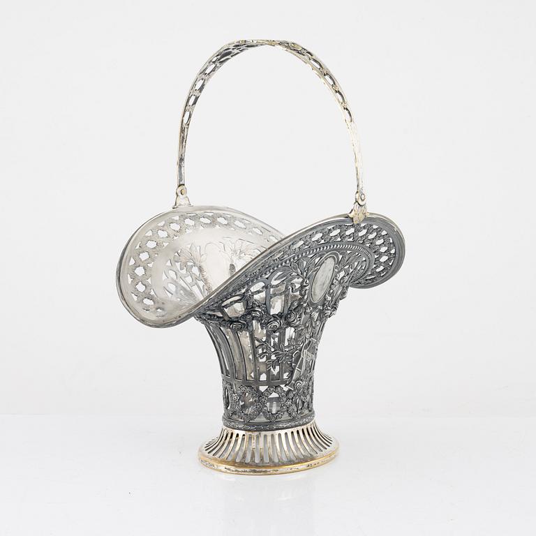 WMF, basket, new silver, first half of the 20th century.