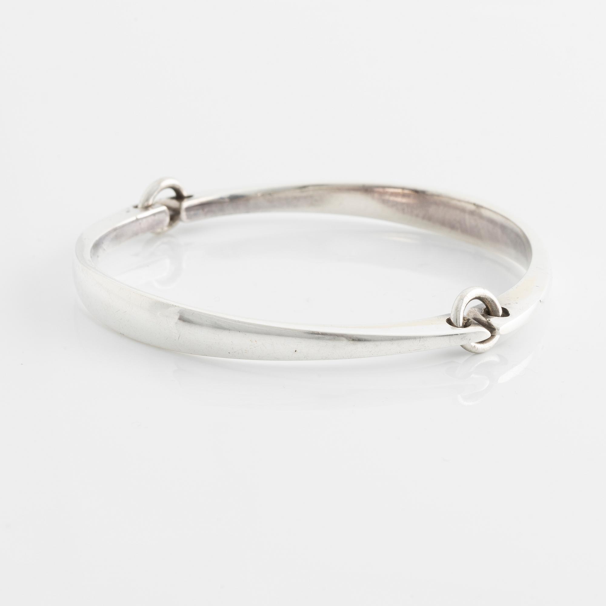 Hans Hansen, bangle, sterling silver.