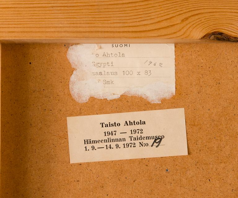 TAISTO AHTOLA, "EGYPTEN".
