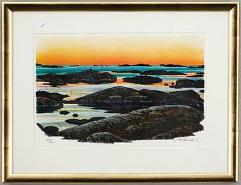 Roland Svensson · ROLAND SVENSSON, färglitografi, signerad och numrerad 164/360.
