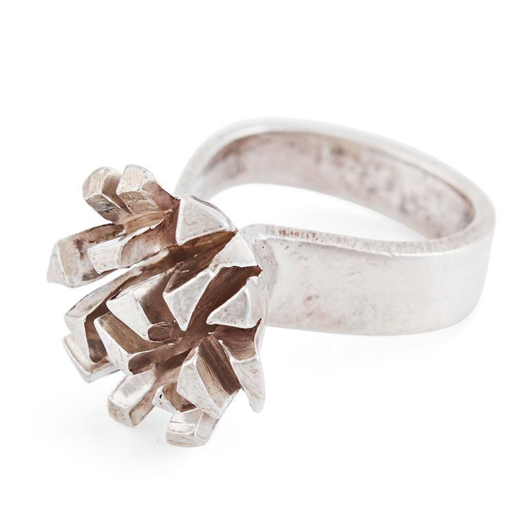 Rey Urban, a sterling silver ring.