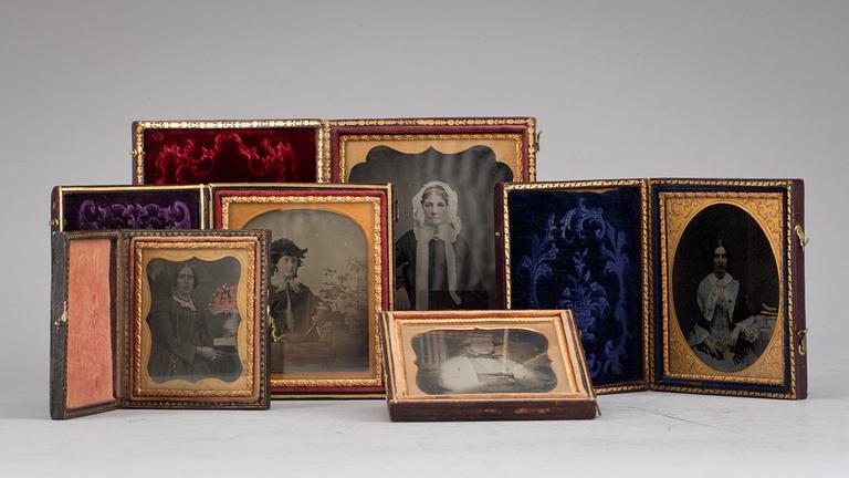 DAGUERREOTYPER, 5 st. 1800-talets mitt.