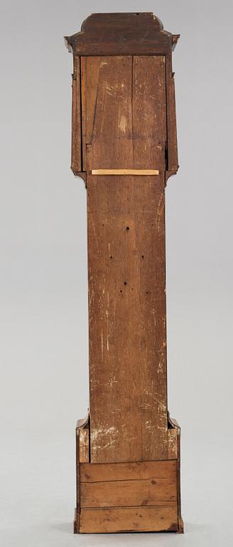 An English 18th century eight-bells longcase clock, dial face marked Collins Wattisfield.