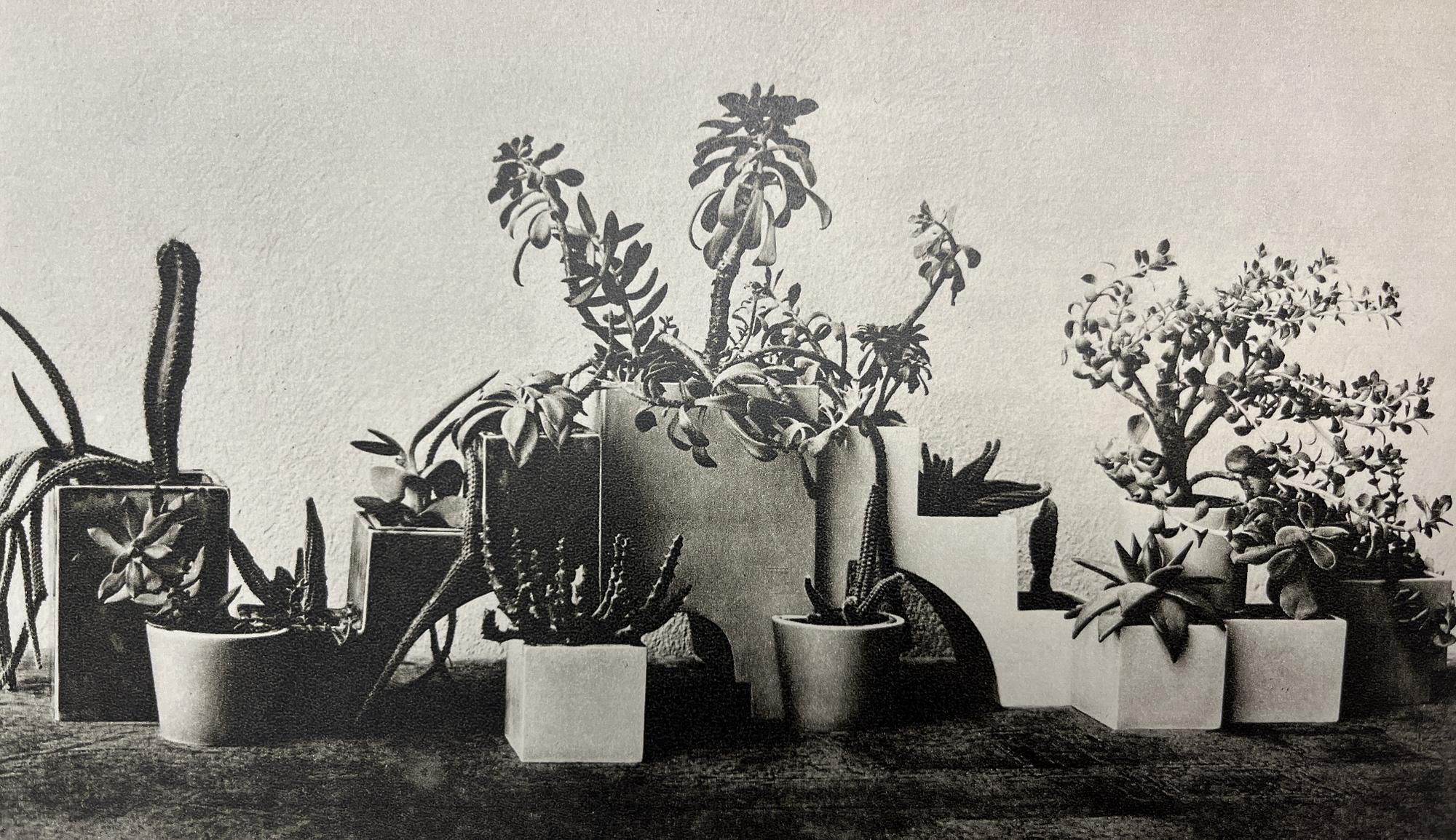 Wilhelm Kåge, a rare "Puzzle" cactus planter model 975/4B, Gustavsberg, 1930s.