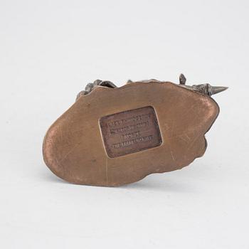 SKULPTUR, brons, The Franklin Mint, 1976.