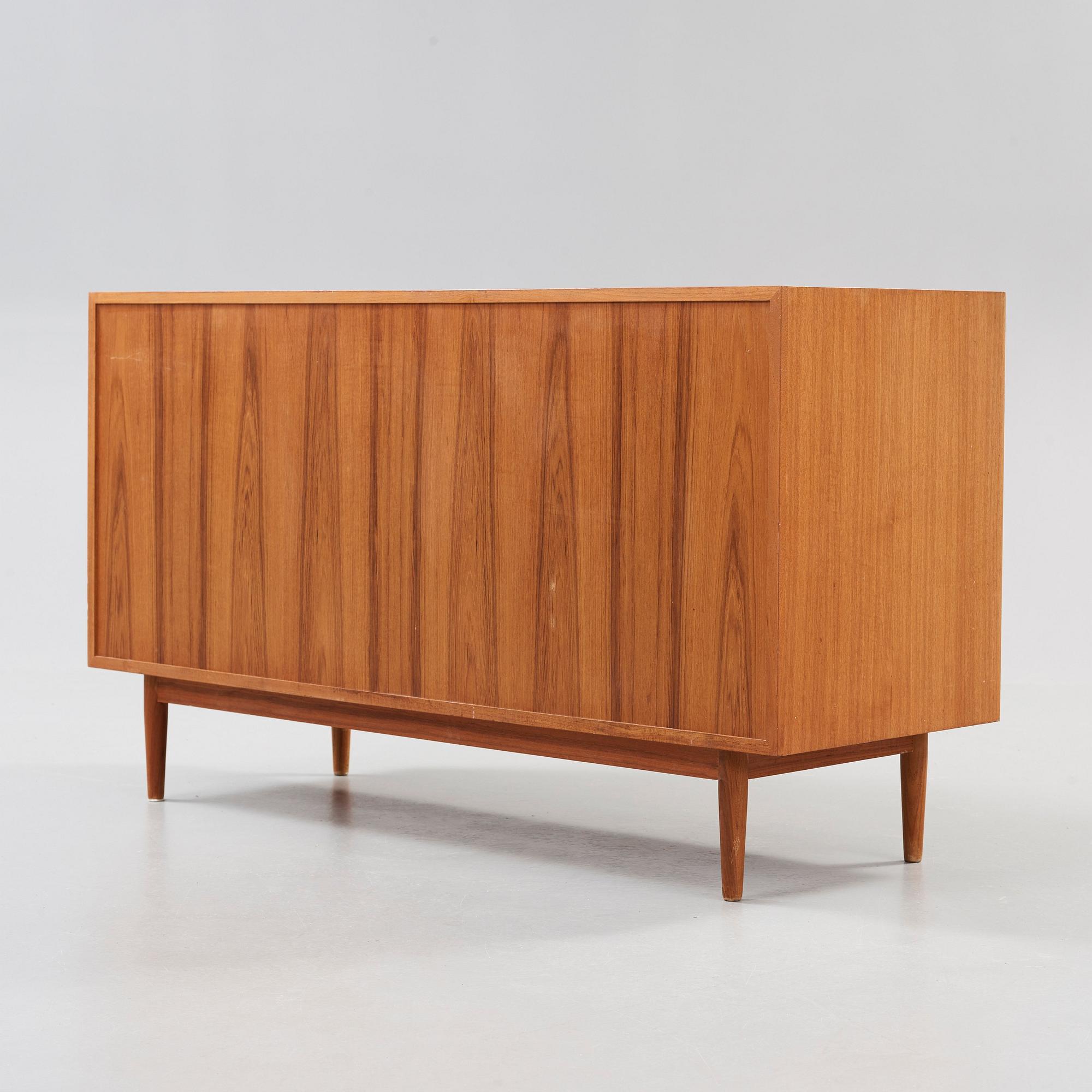 A Peter Hvidt & Orla Mølgaard Nielsen teak sideboard, Søborg Møbler, Denmark 1950's-60's.