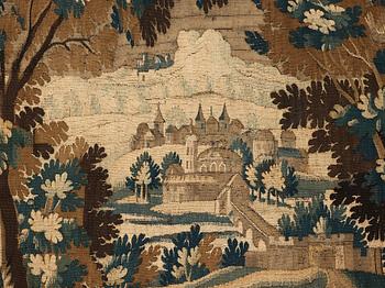 A TAPESTRY, tapestry weave, "a Verdure", ca 268-277 x 264,5-266 cm, Flanders around 1700.