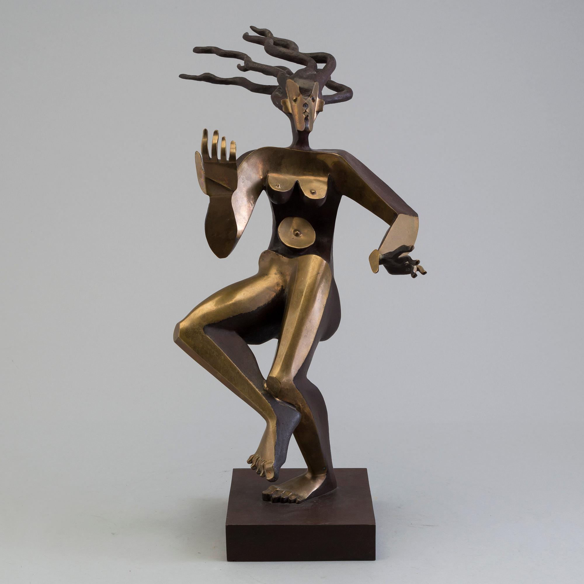 TIMO SOLIN, skulptur, brons, signerad och numrerad 4/8.