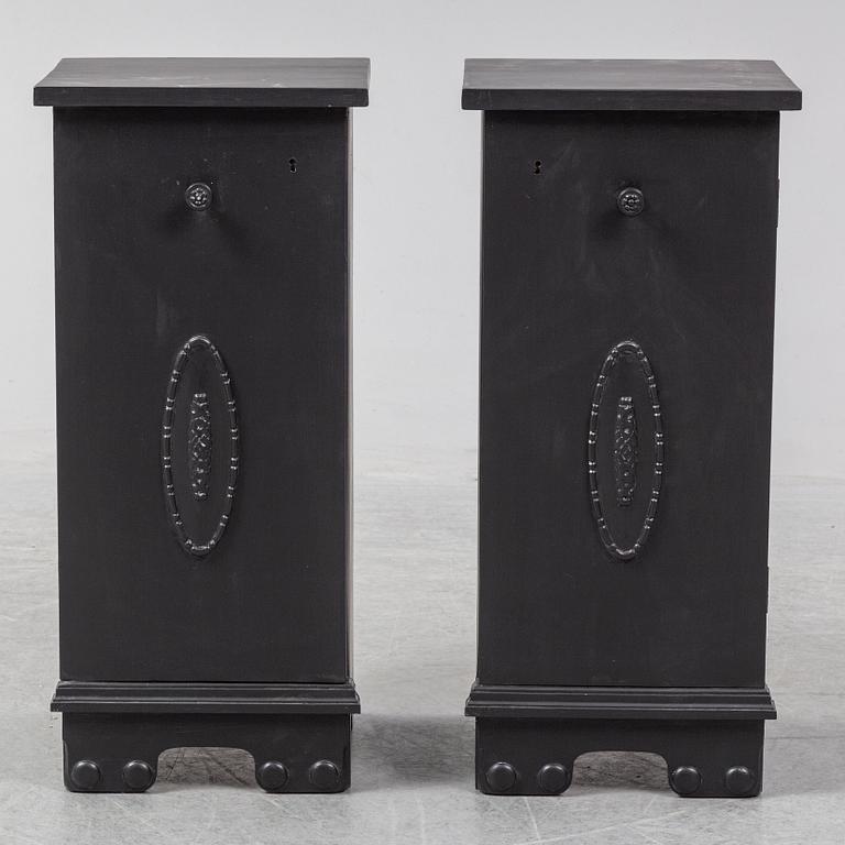 A pair of bedside tables, first haft of the 20th century.