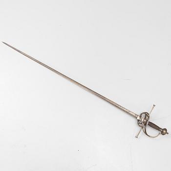 A composite swept-hilt rapier 17th and 19th Century.