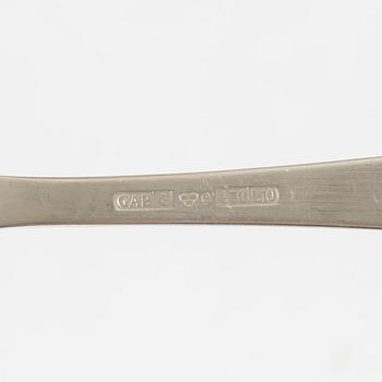 Jacob Ängman, bestickservis, 55 delar, silver, "Rosenholm", GAB, bl.a. Stockholm 1960.