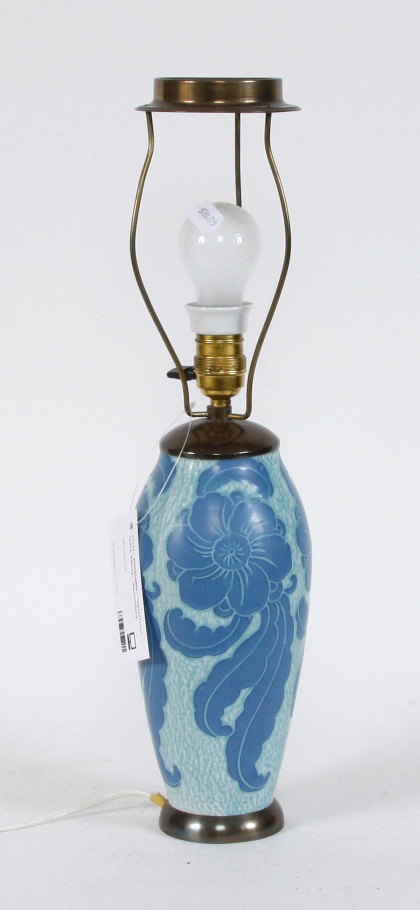 BORDSLAMPA, "Sgrafitto", Josef Ekberg, Gustavsberg.