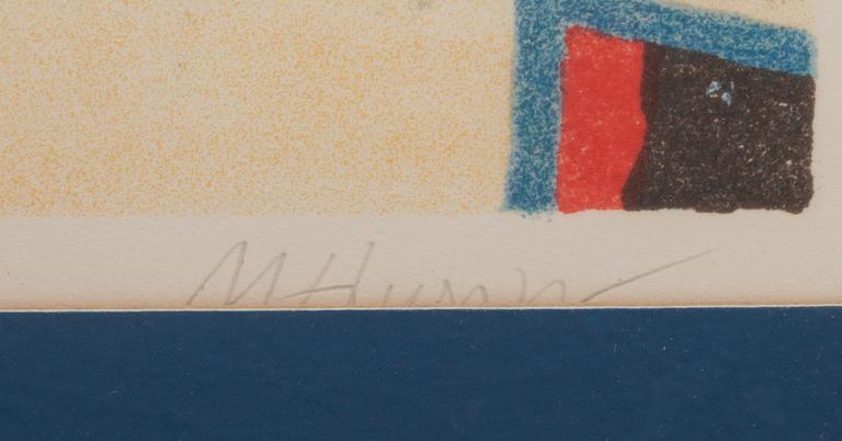 MONA HUSS WALLIN, färglitografi, signerad och numrerad 394/435.