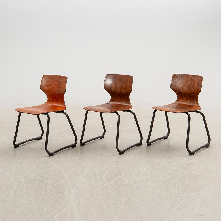 Adam Segner stolar 6 st Flötotto Tyskland 1900-talets mitt.