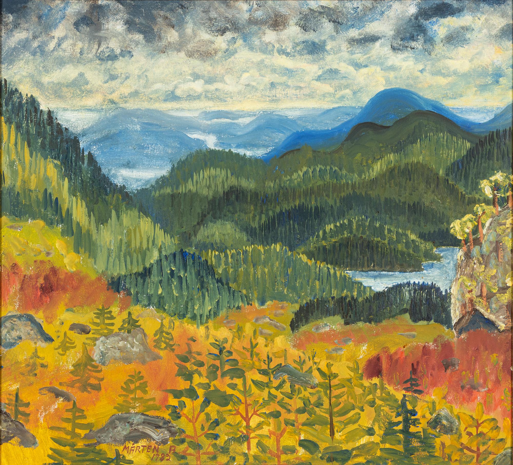 Mårten Andersson, "Utsikt mot havet från Nianforsbergen".