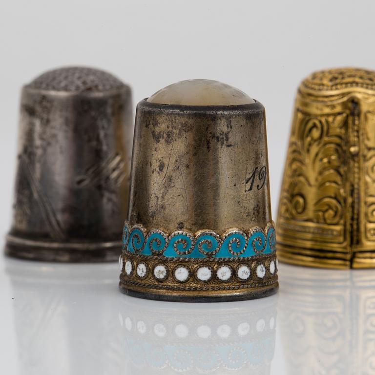 PARTI SILVER, 6 st, mestadels 1900-talets första hälft.