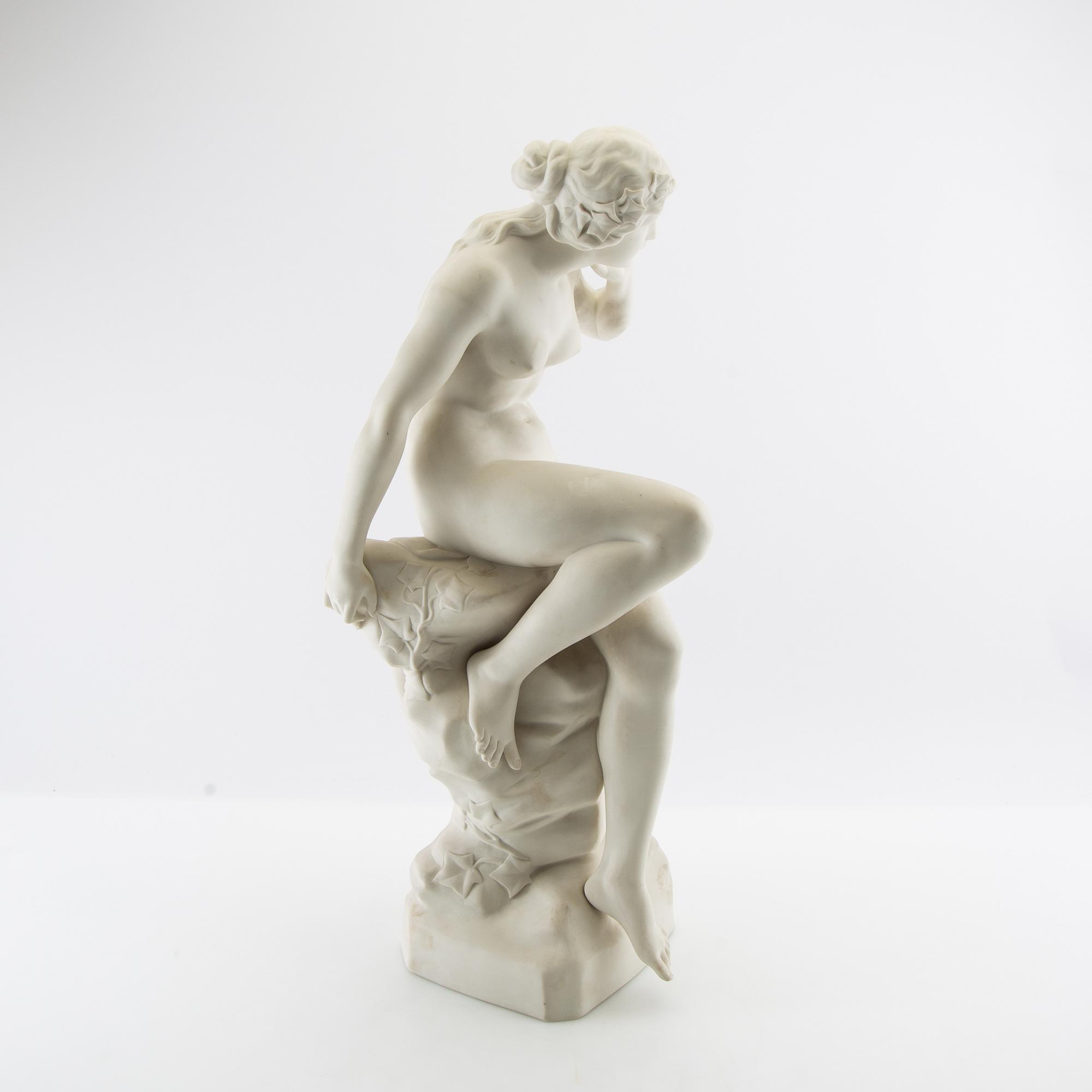 Skulptur "Eko" 1902 Gustavsberg.