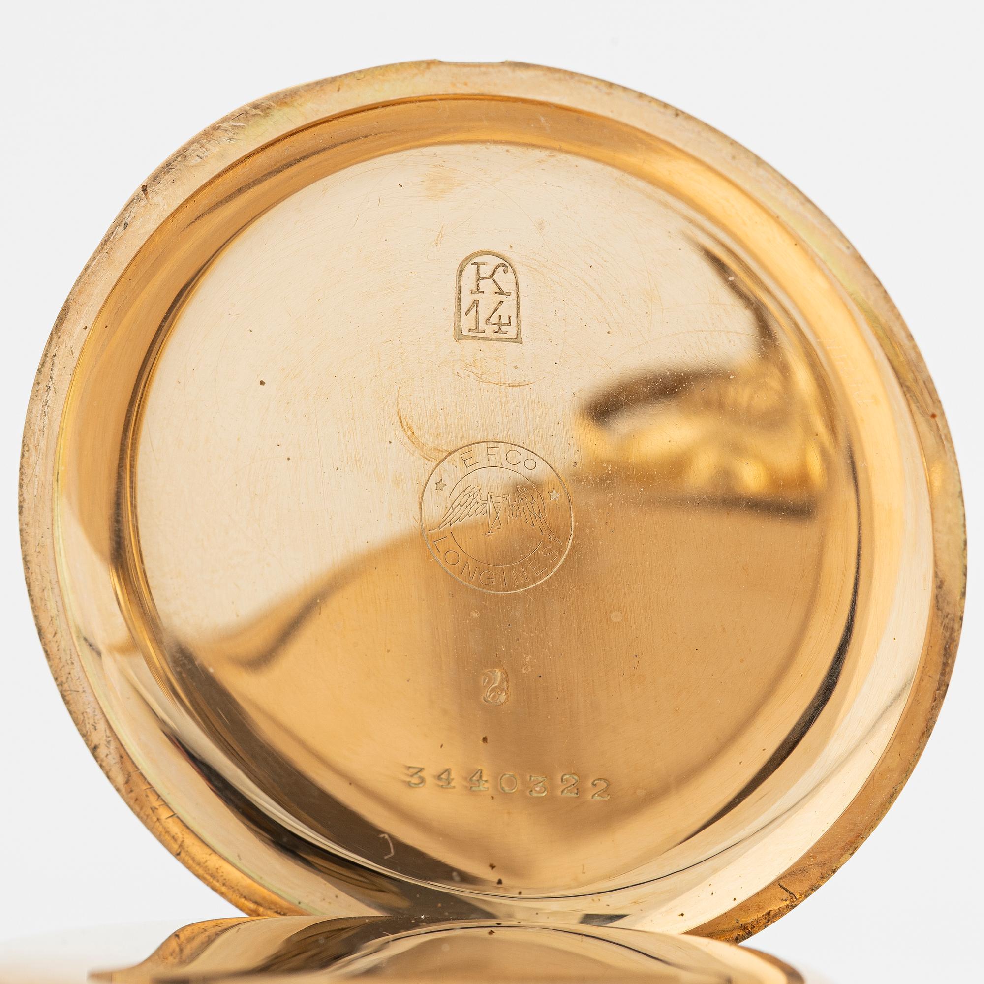 Longines, fickur, 48 mm.