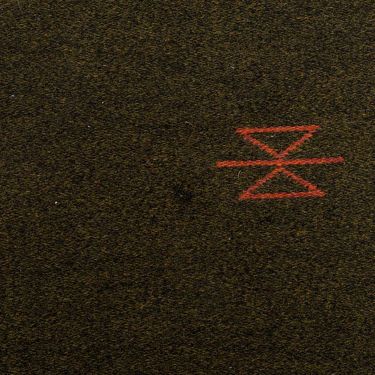 Aappo Härkönen, hårgarnsmatta, Vaasan Mattokutomo, Finland, 1950/60-tal, Ca 300 x 180 cm.