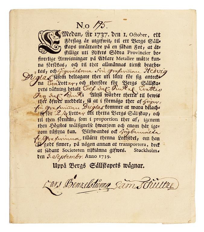 SVENSKA AKTIEBREV 1728-1899, en samling om 1198 aktiebrev samt diverse dokument rörande Göta kanal bolaget såsom regler.