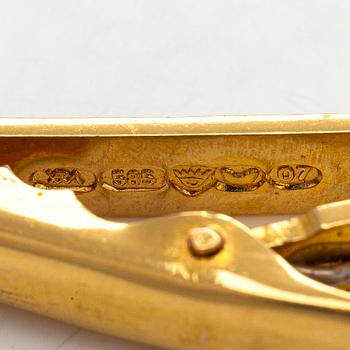 Björn Weckström, solmioneula, 14K kultaa. Kruuni Koru/Lapponia 1967.
