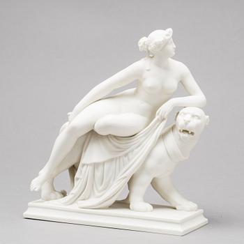 A PARIAN FIGURIN "ARIADNE" AFTER J H DANECKER GUSTAVSBERG 1926. SWEDEN.