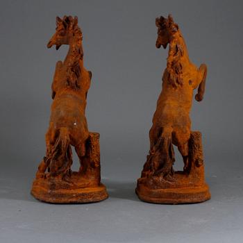DEKORELEMENT, ett par, metall, 1900/2000-tal.