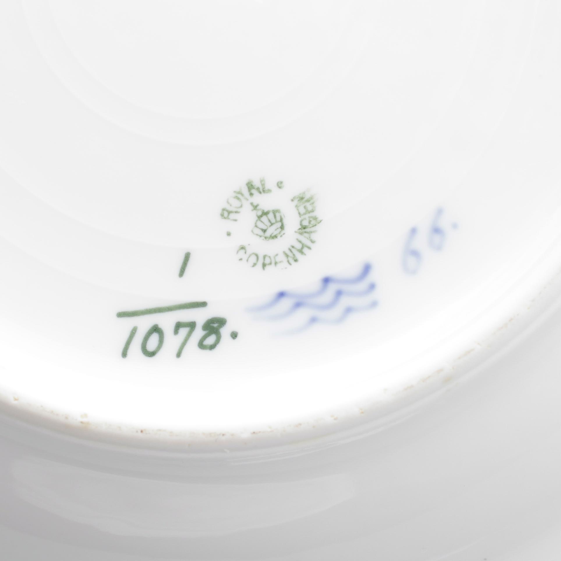 SOPPTALLRIKAR, 10 st (6+4), Royal Copenhagen.