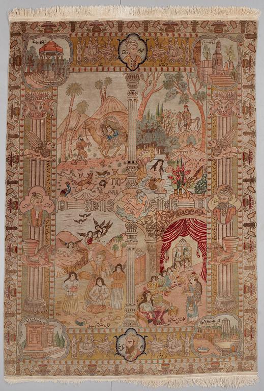 MATTA. Täbris Figural. 232 x 168,5 cm.