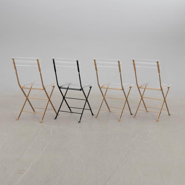 Yonel Lebovici, chairs, 4 pcs, "Les Invisibles".