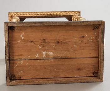 A late Gustavian early 19th century console table.