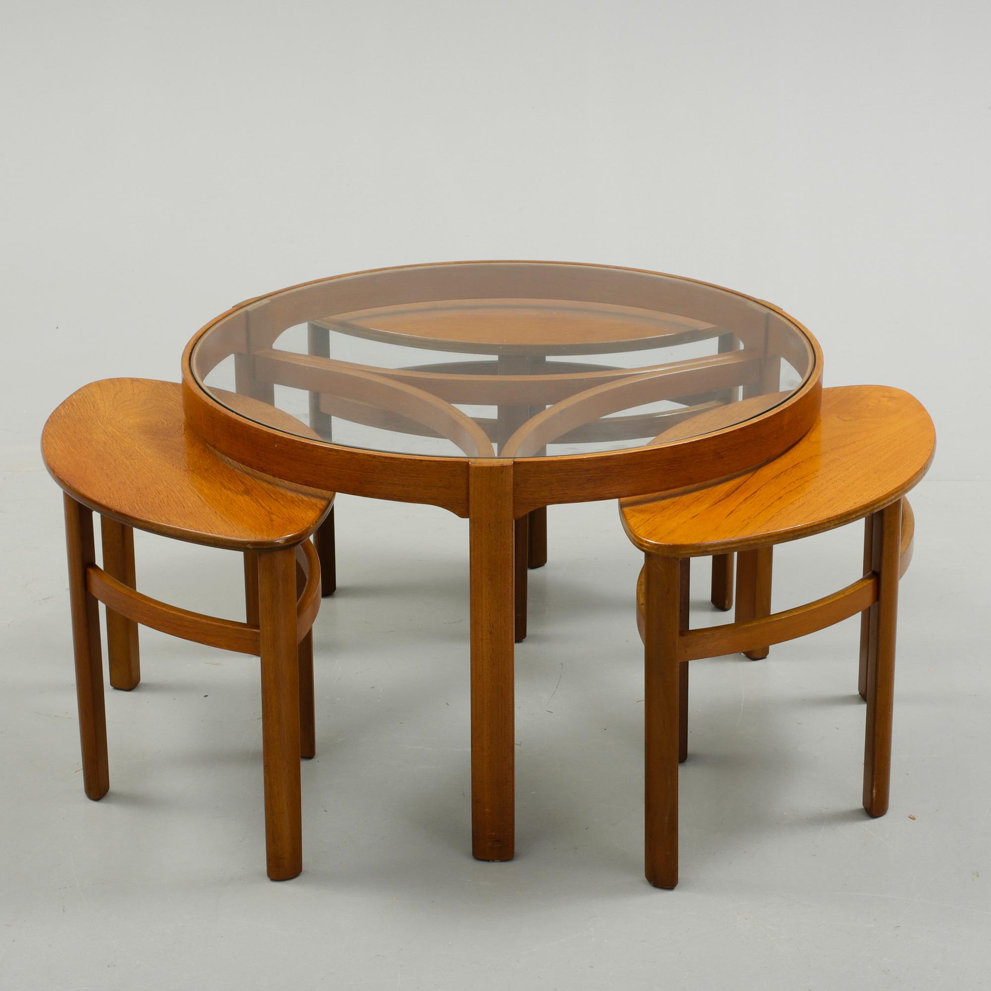 SOFFBORD, fyra delar, G plan, England, 1960-tal.