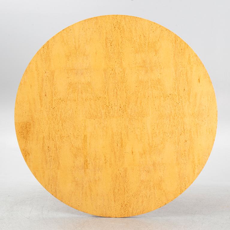 Bruno Mathsson, a birch burr table, Mathsson International, Värnamo, second half of the 20th century.