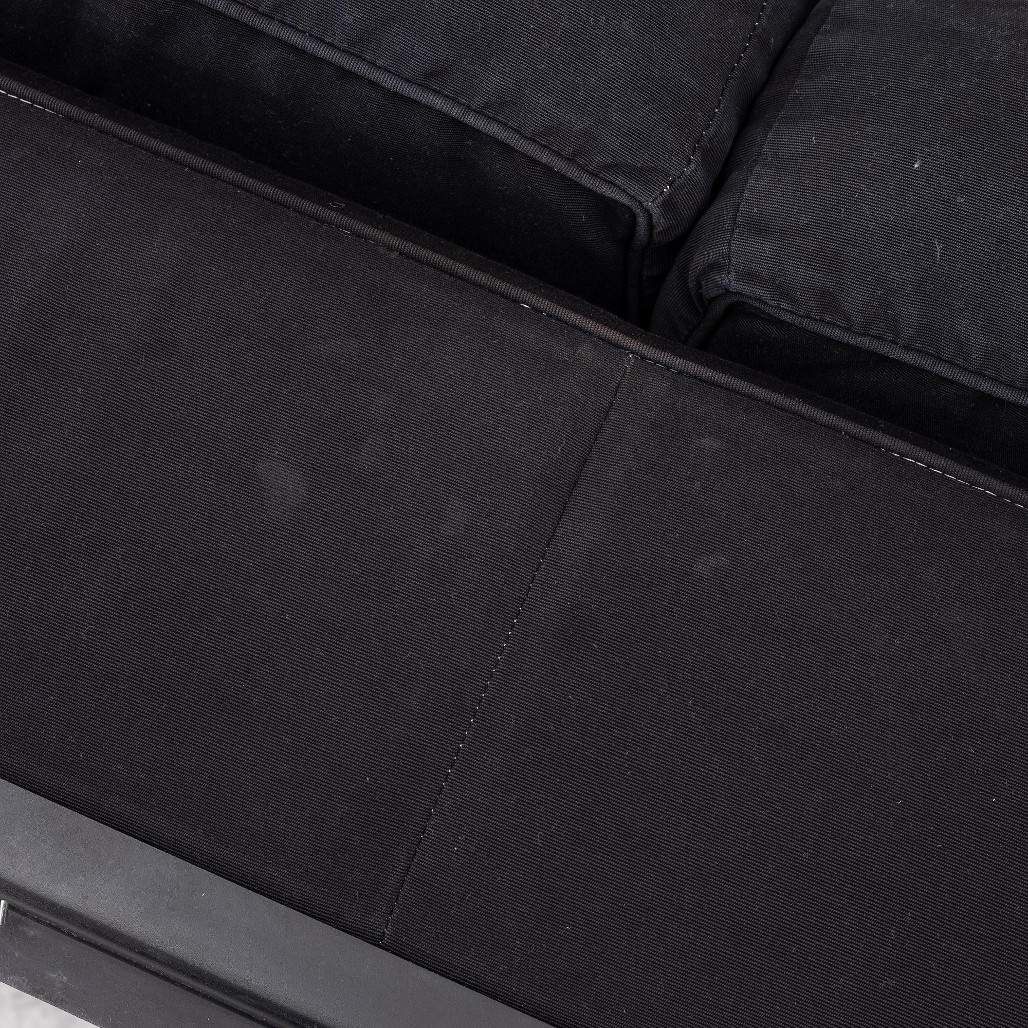 Pierre Jeanneret, Charlotte Perriand & Le Corbusier, an 'LC 2' sofa, Cassina, Italy.