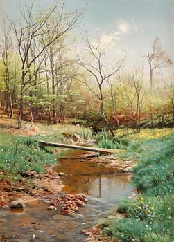 191. Peder Mork Mönsted, Vårmotiv.