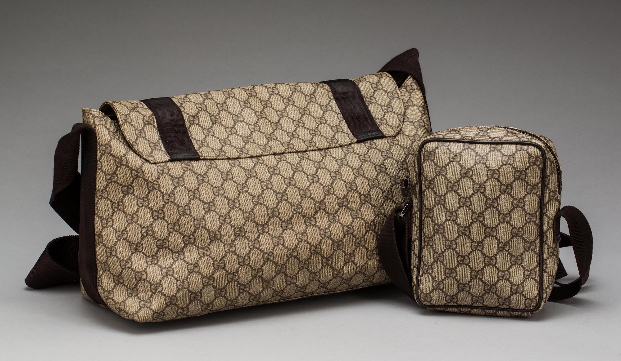 VÄSKOR, 2 st, Gucci.