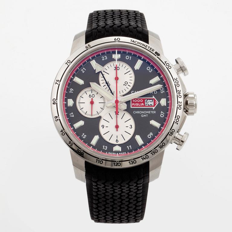 CHOPARD, Mille Miglia, Chronometer, GMT "Tachymeter", chronograph, wristwatch, 44 mm,